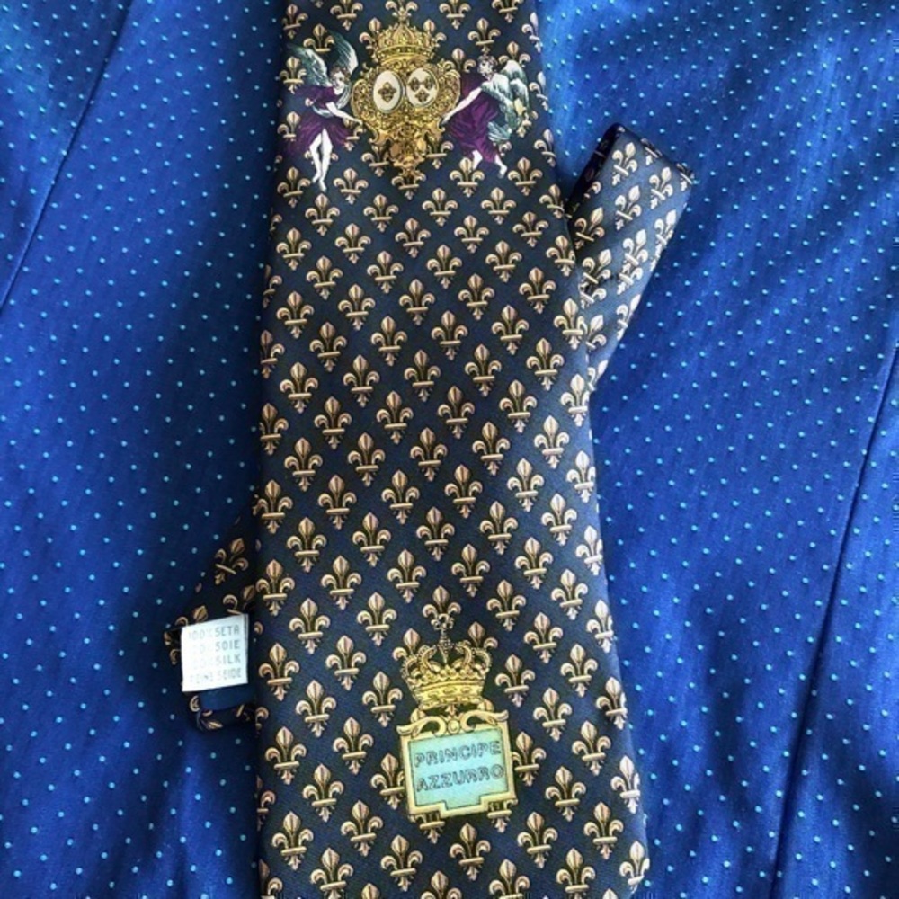 Moschino Mens Silk Tie